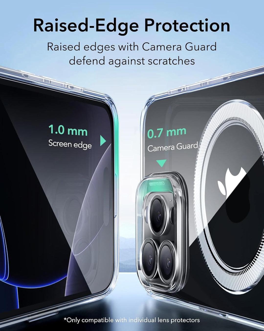 iPhone 16 Pro/Max Case Clear, Compatible with MagSafe