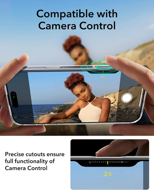 iPhone 16 Pro/Max Case Clear, Compatible with MagSafe