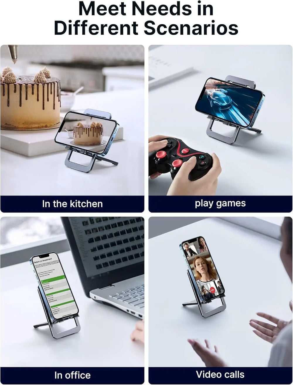 Adjustable Foldable Aluminum Phone/Tablet Stand